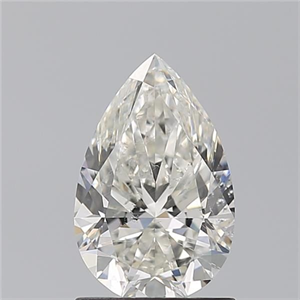 Picture of Natural Diamond 1.21 Carats, Pear with  Cut, I Color, SI2 Clarity and Certified by GIA