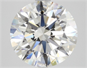 Natural Diamond 3.04 Carats, Round with Excellent Cut, H Color, VS1 Clarity and Certified by GIA