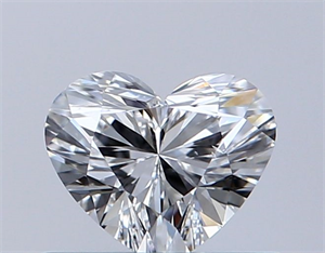 Picture of Natural Diamond 0.50 Carats, Heart with  Cut, F Color, VS2 Clarity and Certified by GIA