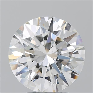 Picture of Natural Diamond 4.22 Carats, Round with Excellent Cut, G Color, SI1 Clarity and Certified by GIA