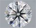 Natural Diamond 0.71 Carats, Round with Very Good Cut, F Color, VS2 Clarity and Certified by GIA