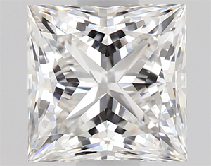 Picture of Natural Diamond 0.50 Carats, Princess with  Cut, G Color, VS1 Clarity and Certified by GIA