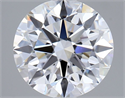 Del inventario de diamantes de laboratorio, 2.07 quilates, Redondo , Color D, claridad VVS2 y certificado IGI