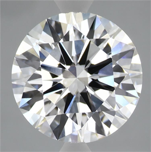 Picture of Lab Grown Diamond 3.69 Carats, Round with Ideal Cut, E Color, VS2 Clarity and Certified by IGI