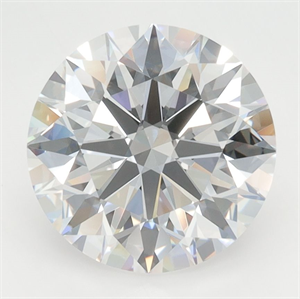 Picture of Lab Grown Diamond 3.59 Carats, Round with Excellent Cut, D Color, VVS1 Clarity and Certified by GIA