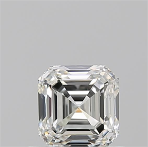 Picture of Natural Diamond 0.70 Carats, Asscher with  Cut, I Color, VVS2 Clarity and Certified by GIA