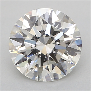 Picture of Natural Diamond 0.70 Carats, Round with Excellent Cut, G Color, IF Clarity and Certified by GIA