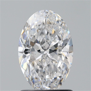 Picture of Natural Diamond 1.20 Carats, Oval with  Cut, F Color, SI2 Clarity and Certified by GIA