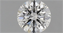 Natural Diamond 0.42 Carats, Round with Excellent Cut, H Color, VS1 Clarity and Certified by IGI
