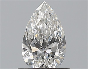 Foto Diamante Natural 0.50 quilates, De pera , Color F, claridad VS1 y certificado GIA de