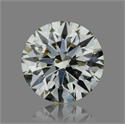 Natural Diamond 0.40 Carats, Round with Excellent Cut, N Color, SI2 Clarity and Certified by GIA
