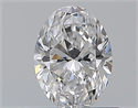 Diamante Natural 0.43 quilates, Ovalado , Color D, claridad VVS2 y certificado GIA