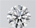 Lab Grown Diamond 1.18 Carats, Round with Excellent Cut, D Color, VVS2 Clarity and Certified by IGI