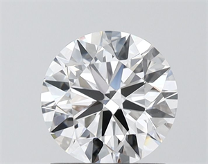 Picture of Lab Grown Diamond 1.18 Carats, Round with Excellent Cut, D Color, VVS2 Clarity and Certified by IGI
