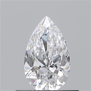Picture of Natural Diamond 0.50 Carats, Pear with  Cut, D Color, VS1 Clarity and Certified by GIA