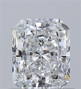 Picture of Natural Diamond 0.52 Carats, Radiant with  Cut, F Color, VVS1 Clarity and Certified by GIA