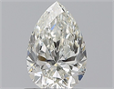 Natural Diamond 0.72 Carats, Pear with  Cut, I Color, VVS1 Clarity and Certified by GIA