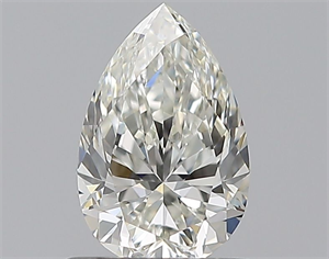 Picture of Natural Diamond 0.72 Carats, Pear with  Cut, I Color, VVS1 Clarity and Certified by GIA