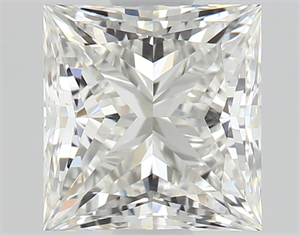 Picture of Natural Diamond 1.01 Carats, Princess with  Cut, I Color, VVS1 Clarity and Certified by GIA