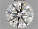 Natural Diamond 0.70 Carats, Round with Very Good Cut, G Color, I1 Clarity and Certified by GIA