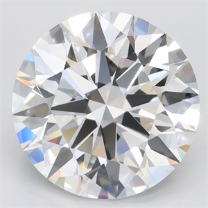 Picture of Lab Grown Diamond 3.57 Carats, Round with Ideal Cut, D Color, IF Clarity and Certified by IGI