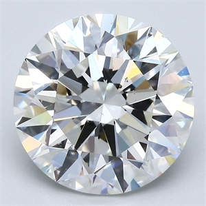 Picture of Natural Diamond 5.26 Carats, Round with Excellent Cut, H Color, SI1 Clarity and Certified by GIA