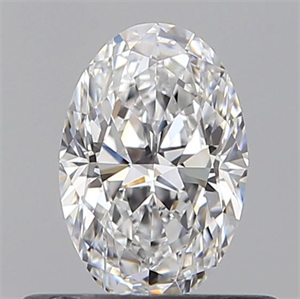 Picture of Natural Diamond 0.50 Carats, Oval with  Cut, D Color, VVS2 Clarity and Certified by GIA