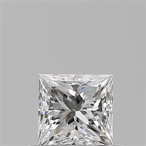 Foto Diamante Natural 0.50 quilates, Princesa , Color E, claridad VS1 y certificado GIA de
