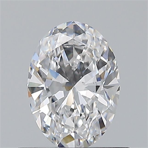 Picture of Natural Diamond 0.57 Carats, Oval with  Cut, D Color, VS1 Clarity and Certified by GIA