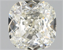 Natural Diamond 0.80 Carats, Cushion with  Cut, J Color, SI1 Clarity and Certified by GIA