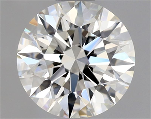 Picture of Natural Diamond 0.75 Carats, Round with Excellent Cut, H Color, IF Clarity and Certified by GIA