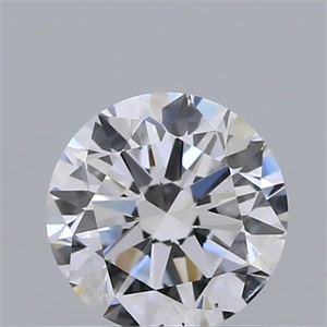 Picture of Natural Diamond 0.40 Carats, Round with Very Good Cut, D Color, SI1 Clarity and Certified by IGI