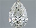 Natural Diamond 1.50 Carats, Pear with  Cut, I Color, SI1 Clarity and Certified by IGI