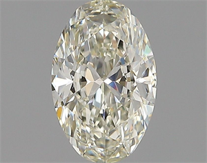 Picture of Natural Diamond 1.01 Carats, Oval with  Cut, K Color, VVS2 Clarity and Certified by GIA