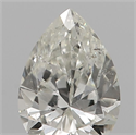 Diamante Natural 0.18 quilates, De pera , Color H, claridad SI1 y certificado IGI