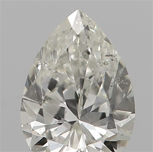 Foto Diamante Natural 0.18 quilates, De pera , Color H, claridad SI1 y certificado IGI de