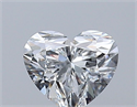 Natural Diamond 0.33 Carats, Heart with  Cut, F Color, VS2 Clarity and Certified by GIA