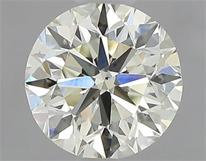 Picture of Natural Diamond 0.52 Carats, Oval with  Cut, J Color, VVS2 Clarity and Certified by GIA