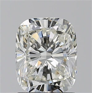 Foto Diamante Natural 1.50 quilates, Del cojín , Color J, claridad SI1 y certificado GIA de