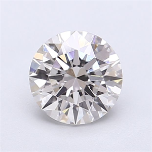 Picture of Lab Grown Diamond 1.08 Carats, Round with Ideal Cut, F Color, VS2 Clarity and Certified by IGI