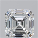 Natural Diamond 2.08 Carats, Asscher with  Cut, H Color, VS2 Clarity and Certified by GIA