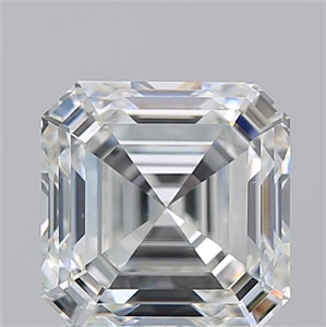Picture of Natural Diamond 2.08 Carats, Asscher with  Cut, H Color, VS2 Clarity and Certified by GIA