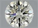 Diamante Natural 0.70 quilates, Redondo , Color K, claridad SI2 y certificado HRD