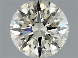 Foto Diamante Natural 0.70 quilates, Redondo , Color K, claridad SI2 y certificado HRD de