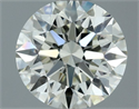 Natural Diamond 0.80 Carats, Round with Excellent Cut, J Color, VS1 Clarity and Certified by IGI