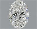 Natural Diamond 0.70 Carats, Oval with  Cut, G Color, VS1 Clarity and Certified by GIA