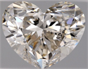 Natural Diamond 1.01 Carats, Heart with  Cut, I Color, SI1 Clarity and Certified by HRD