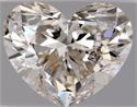 Natural Diamond 1.01 Carats, Heart with  Cut, I Color, SI1 Clarity and Certified by HRD