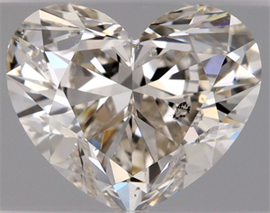 Picture of Natural Diamond 1.01 Carats, Heart with  Cut, I Color, SI1 Clarity and Certified by HRD