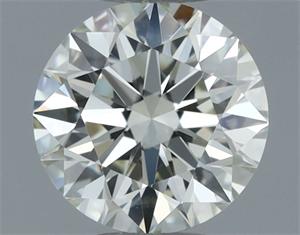 Picture of Natural Diamond 0.50 Carats, Round with Excellent Cut, L Color, VVS2 Clarity and Certified by GIA